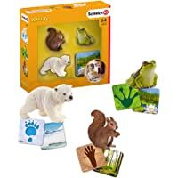 Los mejores  - Schleich- Tarjetas Aprendizaje Wild Life- Color Negro (42474)